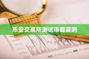 币安交易所测试币能买吗