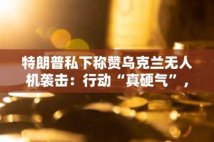 特朗普私下称赞乌克兰无人机袭击：行动“真硬气”，但担忧停火努力受阻