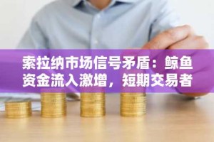 索拉纳市场信号矛盾：鲸鱼资金流入激增，短期交易者仍持观望态度