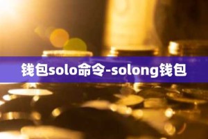钱包solo命令-solong钱包
