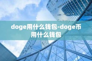 doge用什么钱包-doge币用什么钱包