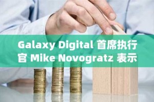 Galaxy Digital 首席执行官 Mike Novogratz 表示，比特币将取代黄金，价格将达到 100 万美元