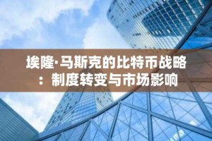 埃隆·马斯克的比特币战略：制度转变与市场影响