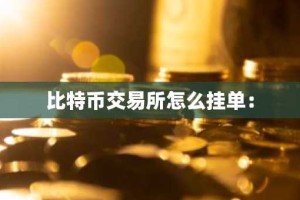 比特币交易所怎么挂单：