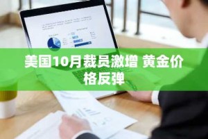 美国10月裁员激增 黄金价格反弹