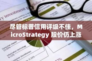 尽管标普信用评级不佳，MicroStrategy 股价仍上涨