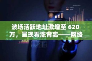 波场活跃地址激增至 620 万，呈现看涨背离——网络需求爆发式增长