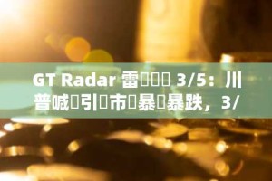 GT Radar 雷達週報 3/5：川普喊單引發市場暴漲暴跌，3/7 白宮加密貨幣峰會將成為關注重點