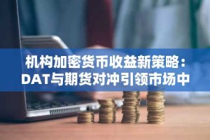机构加密货币收益新策略：DAT与期货对冲引领市场中性收益时代