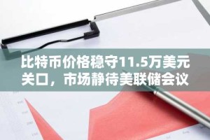 比特币价格稳守11.5万美元关口，市场静待美联储会议与特朗普-习近平峰会