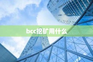 bcc挖矿用什么