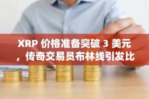 XRP 价格准备突破 3 美元，传奇交易员布林线引发比特币 (BTC) 图表争论，Shiba Inu 团队与 SHIB 社区取得联系 — 加密新闻摘要