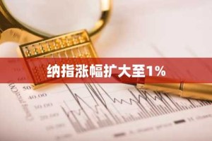 纳指涨幅扩大至1%
