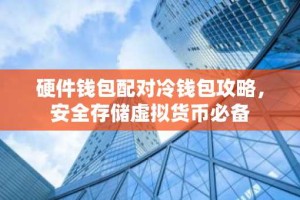硬件钱包配对冷钱包攻略，安全存储虚拟货币必备