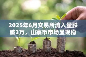 2025年6月交易所流入量跌破3万，山寨币市场显现稳定性