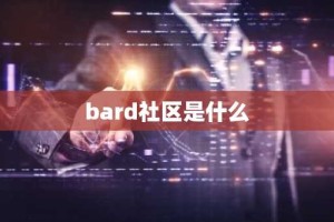 bard社区是什么