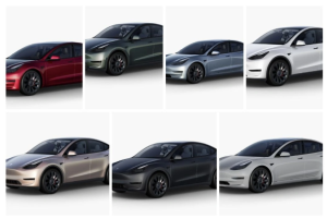 特斯拉在美国市场推出个性化改色服务，Model 3和Model Y车主可享彩色车衣服务