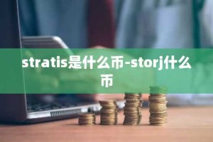 stratis是什么币-storj什么币