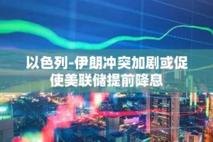 以色列-伊朗冲突加剧或促使美联储提前降息