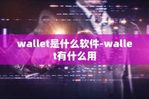 wallet是什么软件-wallet有什么用