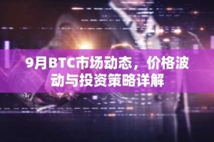 9月BTC市场动态，价格波动与投资策略详解