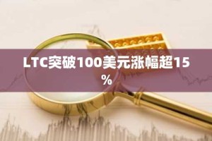 LTC突破100美元涨幅超15%