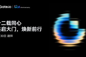 Gate.io交易所12周年庆 全新中文名大门开启加密世界未来