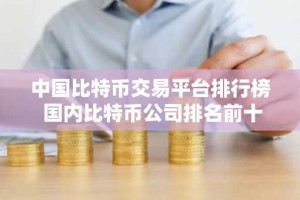 中国比特币交易平台排行榜 国内比特币公司排名前十