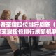 王者荣耀段位排行刷新（王者荣耀段位排行刷新机制）