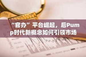 “官办”平台崛起，后Pump时代新概念如何引领市场？