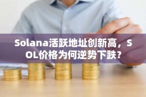 Solana活跃地址创新高，SOL价格为何逆势下跌？