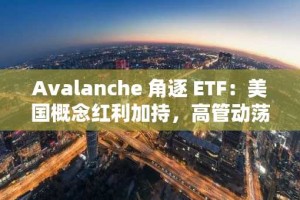 Avalanche 角逐 ETF：美国概念红利加持，高管动荡和生态难题待解