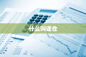 什么叫逐仓